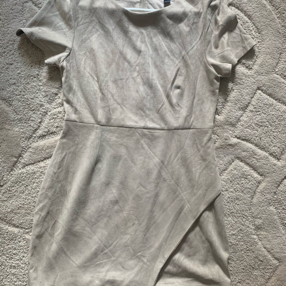 Aqua beige summer dress